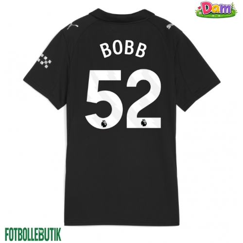 Manchester City Oscar Bobb #52 Bortatröja Kvinnor 2025-26 Kortärmad